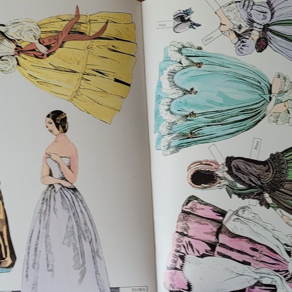 Vintage Godley's Lady Book Paper Dolls from 1840-1854 w/ 7 DOLLS & 50 COSTUMES - Picture 10 of 13